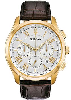 Японские наручные  мужские часы Bulova 97B169. Коллекция Classic - фото 1