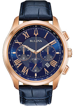 

Японские наручные мужские часы Bulova 97B170. Коллекция Classic