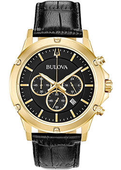 

Японские наручные мужские часы Bulova 97B179. Коллекция Sports