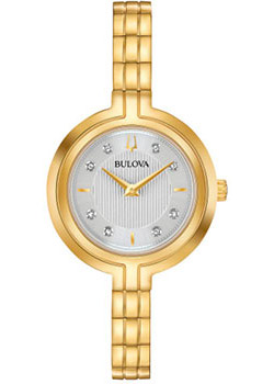 Японские наручные  женские часы Bulova 97P144. Коллекция Rhapsody - фото 1