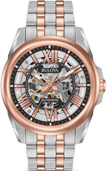 

Японские наручные мужские часы Bulova 98A166. Коллекция Automatic