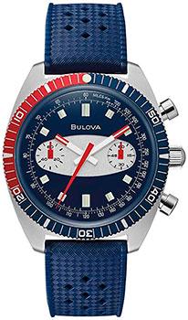 Японские наручные  мужские часы Bulova 98A253. Коллекция Chronograph A - фото 1