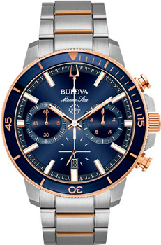 Японские наручные  мужские часы Bulova 98B301. Коллекция Marine Star - фото 1