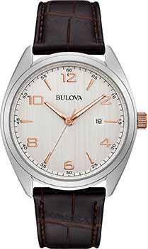 Японские наручные  мужские часы Bulova 98B347. Коллекция Classic - фото 1