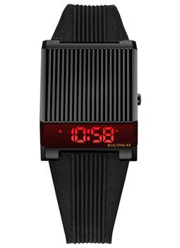 Японские наручные  мужские часы Bulova 98C135. Коллекция Computron - фото 1