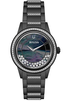 

Японские наручные женские часы Bulova 98L252. Коллекция Crystal Ladies