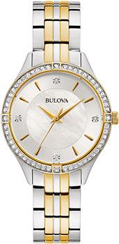 

Японские наручные женские часы Bulova 98L273. Коллекция Crystal Ladies