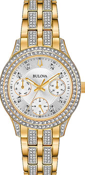 

Японские наручные женские часы Bulova 98N112. Коллекция Crystal Ladies