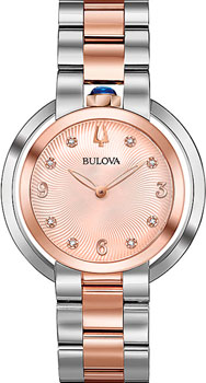 

Японские наручные женские часы Bulova 98P174. Коллекция Rubaiyat