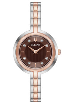 

Японские наручные женские часы Bulova 98P194. Коллекция Rhapsody
