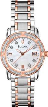 

Японские наручные женские часы Bulova 98R199. Коллекция Diamonds