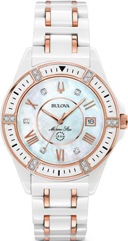 

Японские наручные женские часы Bulova 98R241. Коллекция Diamonds