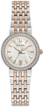 

Японские наручные женские часы Bulova 98R280. Коллекция Diamonds