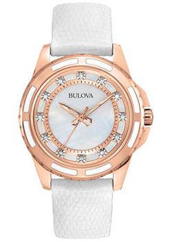 Японские наручные  женские часы Bulova 98S119. Коллекция Diamonds - фото 1