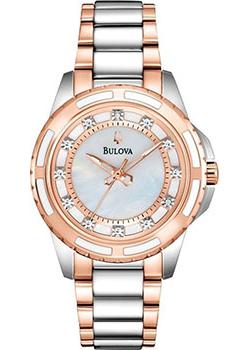 Японские наручные  женские часы Bulova 98S134. Коллекция Diamonds - фото 1