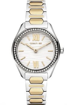 fashion наручные  женские часы Cerruti 1881 CIWLG2205404. Коллекция BRETAGNA - фото 1