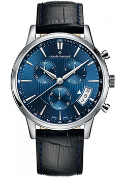 Claude Bernard Часы Claude Bernard 01002-3BUIN. Коллекция Classic Gents Chronograph