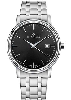 

Швейцарские наручные мужские часы Claude Bernard 53007-3MNIN. Коллекция Classic Slim Line