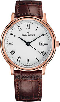 

Швейцарские наручные женские часы Claude Bernard 54005-37RBR. Коллекция Classic Ladies