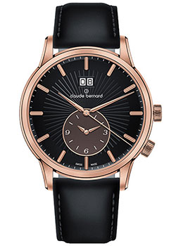 

Швейцарские наручные мужские часы Claude Bernard 62007-37RNIBRR. Коллекция Classic Gents