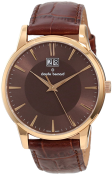 

Швейцарские наручные мужские часы Claude Bernard 63003-37RBRIR. Коллекция Classic Gents