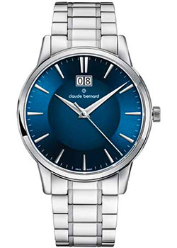 

Швейцарские наручные мужские часы Claude Bernard 63003-3M2BUIN. Коллекция Classic Slim Line