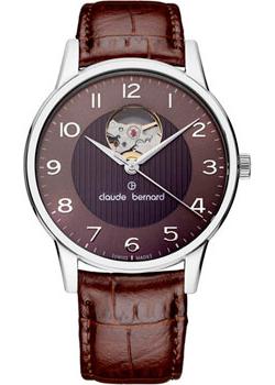 Claude Bernard Часы Claude Bernard 85017-3BRBN. Коллекция Classic Automatic Open Heart