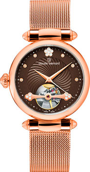 

Швейцарские наручные женские часы Claude Bernard 85022-37RBRPR. Коллекция Dress Code Automatic Open Heart