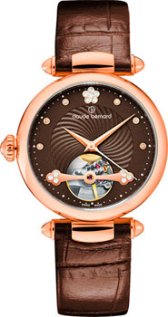 

Швейцарские наручные женские часы Claude Bernard 85022-37RMBRPR. Коллекция Dress Code Automatic Open Heart