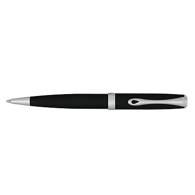 Diplomat Ручка Excellence A Lapis Black/Matt Chrome Шариковая Diplomat D20000373
