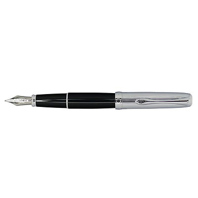 Diplomat Ручка Excellence A Guilloch Chrome Black Перо Diplomat D20000389