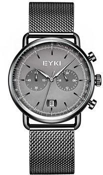 fashion наручные  мужские часы EYKI E1160L-CZ4HHZ. Коллекция Metallics - фото 1