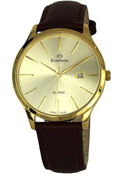 

Швейцарские наручные мужские часы EverSwiss 4329-GLC. Коллекция Classic