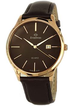 

Швейцарские наручные мужские часы EverSwiss 4329-GLRBR. Коллекция Classic