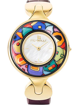 FREYWILLE Часы FREYWILLE HW_400HL1-2_GO1. Коллекция Посвящение Хундертвассеру