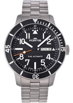 

Швейцарские наручные мужские часы Fortis 647.29.41M. Коллекция B 42 Diver
