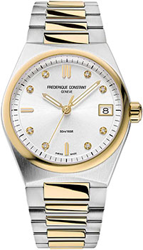 Швейцарские наручные  женские часы Frederique Constant FC-240VD2NH3B. Коллекция Highlife
