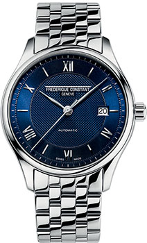 Швейцарские наручные  мужские часы Frederique Constant FC-303MN5B6B-SET. Коллекция Classics Index Automatic - фото 1