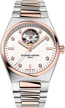 Швейцарские наручные  женские часы Frederique Constant FC-310VD2NH2B. Коллекция Highlife Automatic