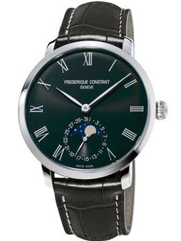 

Швейцарские наручные мужские часы Frederique Constant FC-705GR4S6. Коллекция Slim Line Moonphase