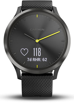 

мужские часы Garmin 010-01850-21. Коллекция Vivomove HR