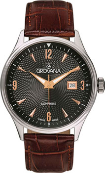 

Швейцарские наручные мужские часы Grovana 1191.1527. Коллекция Traditional