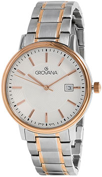 

Швейцарские наручные мужские часы Grovana 1550.1159. Коллекция Traditional