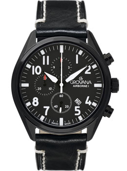 

Швейцарские наручные мужские часы Grovana 1654.9577. Коллекция Chrono
