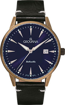 

Швейцарские наручные мужские часы Grovana 1765.1585. Коллекция Belleville