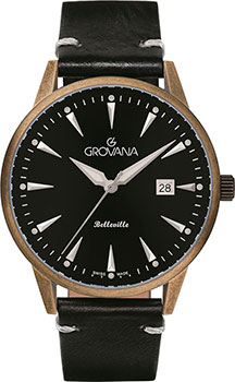 

Швейцарские наручные мужские часы Grovana 1765.1587. Коллекция Belleville