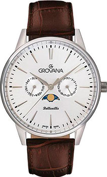 

Швейцарские наручные мужские часы Grovana 1766.1532. Коллекция Belleville
