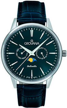

Швейцарские наручные мужские часы Grovana 1766.1535. Коллекция Belleville