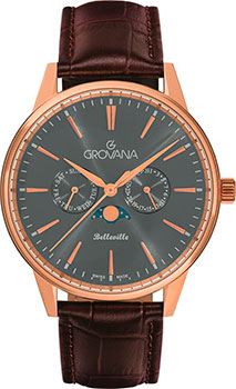

Швейцарские наручные мужские часы Grovana 1766.1567. Коллекция Belleville