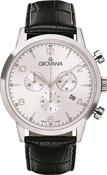 

Швейцарские наручные мужские часы Grovana 2100.9532. Коллекция Traditional